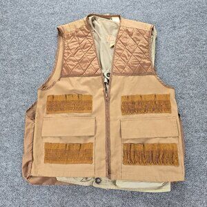 Allen Sportswear‎ Hunting Vest Mens Medium Beige Vintage Game Winner Outdoors